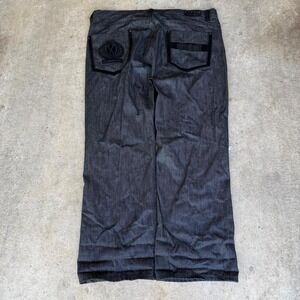 NWOT Y2K Coogi Black Denim Jeans Baggy Skater Embroidered Streetwear 50x36